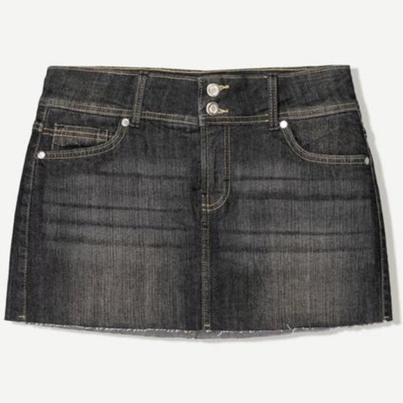 BERSHKA DENIM SKORT - Picture 15 of 16